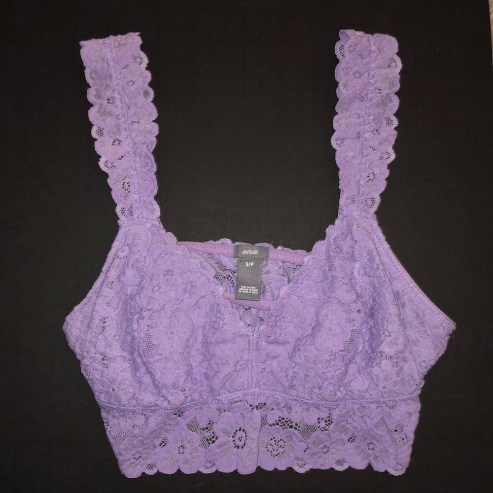 Purple bralette